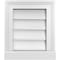 Ekena Millwork Vertical Surface Mount PVC Gable Vent w/ 2"W x 2"H , Brickmould Sill Frame, 12"W x 14"H GVPVE12X1403SN - alternate 1